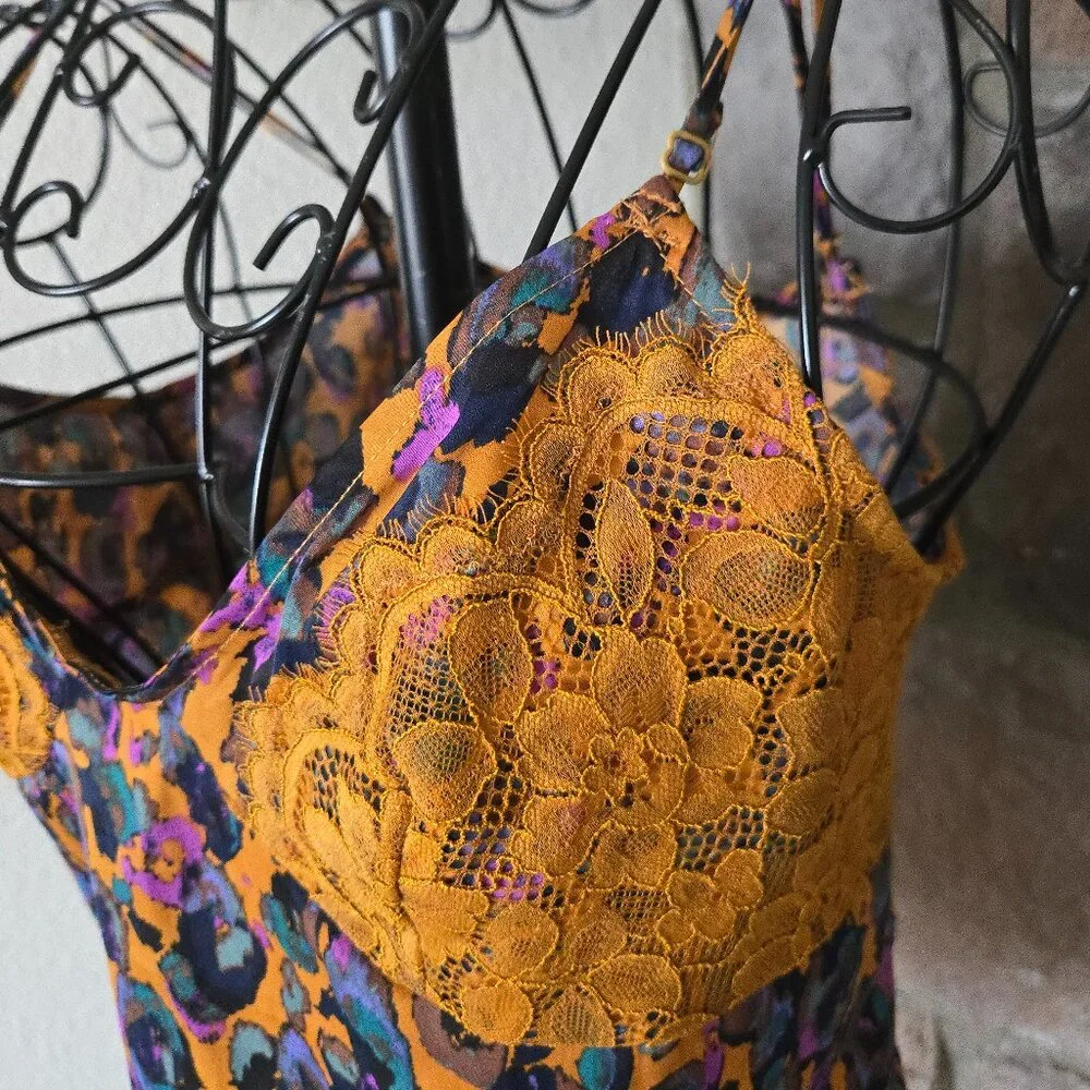 Free People Intimately Multi Color Lace Tank - Picture 3 of 9